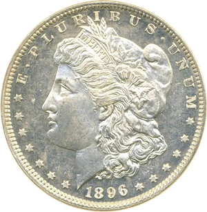 image for: 1896 $1 NGC MS65 DMPL
