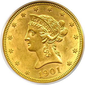 image for: 1901-O $10 PCGS MS63