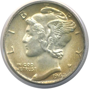 image for: 1942 10c PCGS MS64 FB