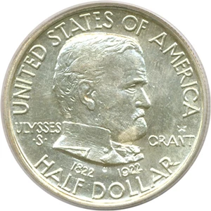 image for: 1922 50c Grant w/Star PCGS MS64