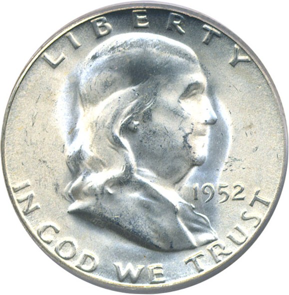 image for: 1952-S 50c  PCGS MS65 FBL