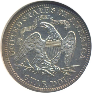 image for: 1869 25c NGC Proof 63