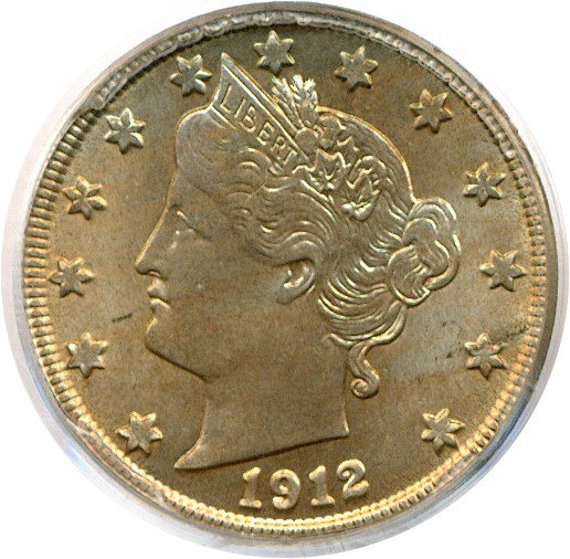 image for: 1912-D 5c  PCGS MS65