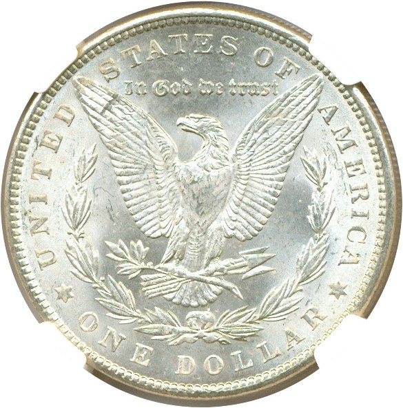 image for: Hot 50 VAM: 1889 $1 VAM 16  Doubled Ear NGC MS65