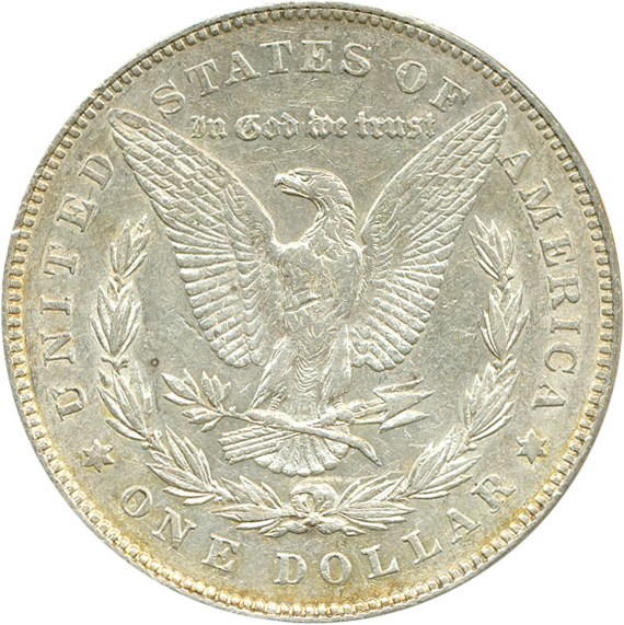 image for: Hot 50 VAM: 1878 7TF $1 R78  VAM 169  Quad Stars ANACS AU50 