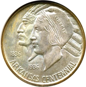 image for: 1935 50c Arkansas NGC MS66