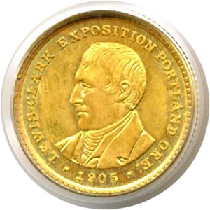 image for: 1905 G$1 Lewis & Clark PCGS MS64 OGH