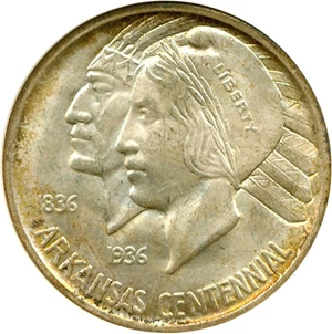 image for: 1936-D 50c Arkansas NGC MS66