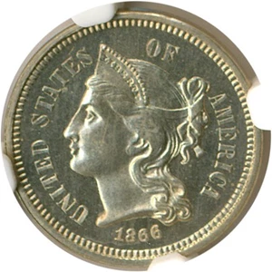 image for: 1866 3cN NGC Proof 65