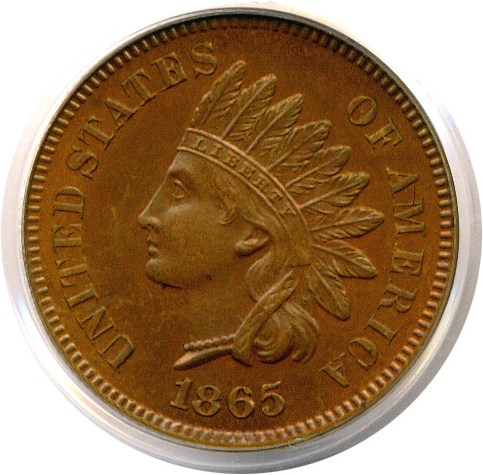 image for: 1865 1c  PCGS Proof 64 RB