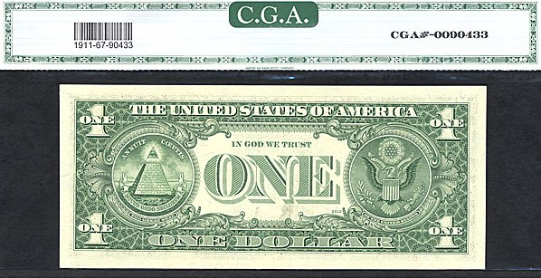 image for: Fr.1911I 1981 $1 CGA Gem CU67  [I09984784A]