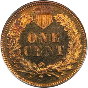 image for: 1875 1c PCGS Proof 65 RD