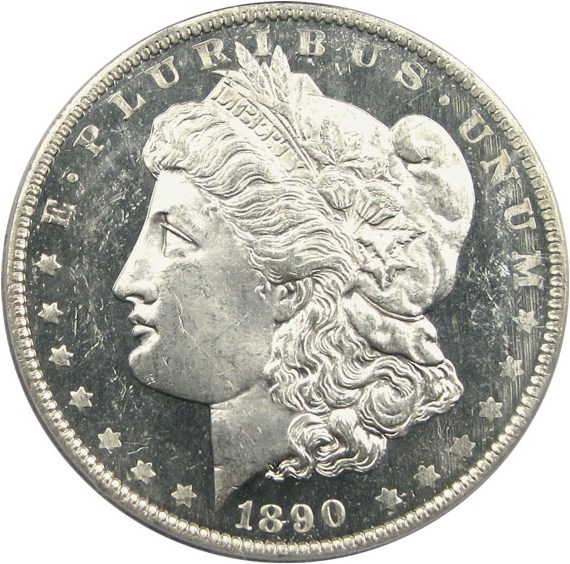 image for: 1890-O $1  PCGS MS64 DMPL