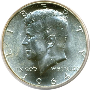 image for: 1964 50c PCGS MS66
