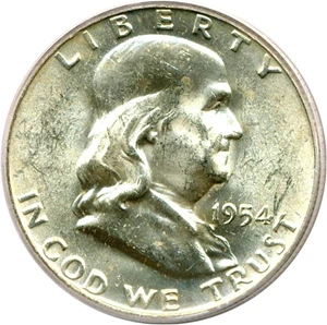 image for: 1954-D 50c PCGS MS64 FBL