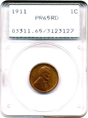 image for: 1911 1c PCGS Proof 65 RD OGH