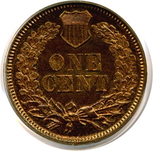 image for: 1867 1c PCGS Proof 65 RB OGH
