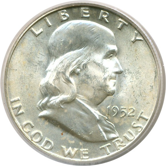 image for: 1952-D 50c  PCGS MS64 FBL