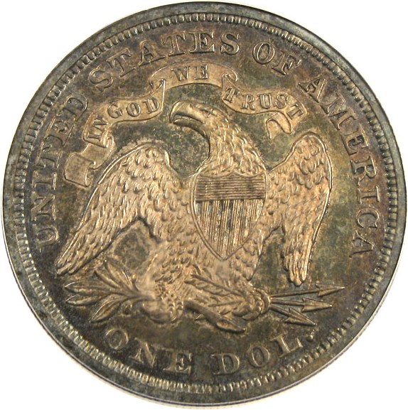 image for: 1871 $1  PCGS Proof 64