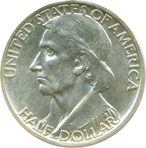 image for: 1935/34-S 50c Boone PCGS MS66