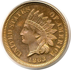 image for: 1863 1c PCGS Proof 64