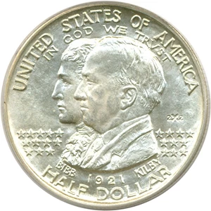 image for: 1921 50c Alabama 2x2 PCGS MS64