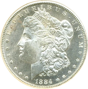 image for: 1884-CC $1 NGC MS64 PL