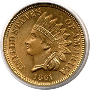 image for: 1861 1c PCGS MS65