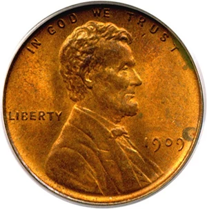 image for: 1909 VDB 1c PCGS MS64 RB