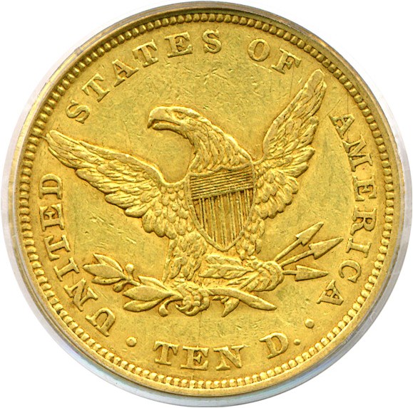 image for: 1842 $10 Large Date PCGS XF45 