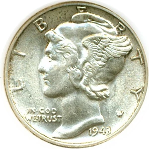 image for: 1943 10c DGS AU58