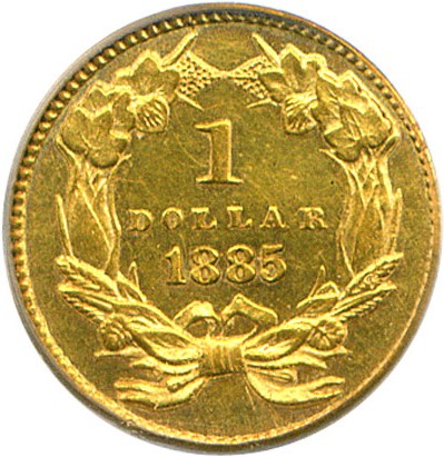 image for: 1885 G$1  PCGS/CAC Proof 61