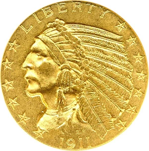 image for: 1911 $5 NGC MS60