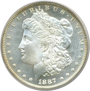 image for: 1887-O $1 PCGS/CAC MS66 PL