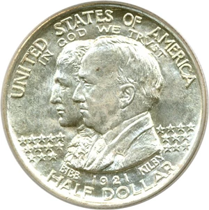 image for: 1921 50c Alabama PCGS MS64 OGH
