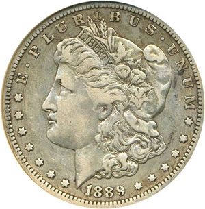 image for: Top 100 VAM: 1889-O $1 VAM 6 Doubled Date NGC VF30