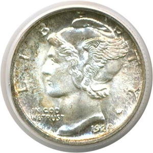 image for: 1929-S 10c PCGS MS66 FB