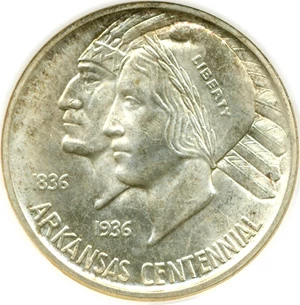 image for: 1935-D 50c Arkansas NGC MS65