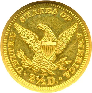 image for: 1893 $2 1/2 NGC/CAC Proof 61 Cameo