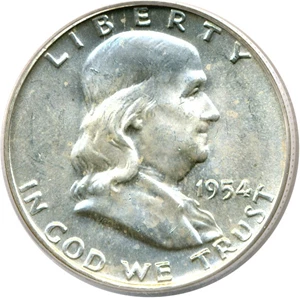 image for: 1954-D 50c PCGS MS64 FBL