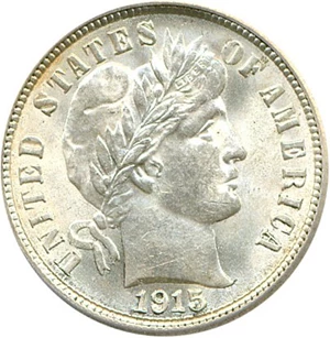 image for: 1915 10c ICG MS62
