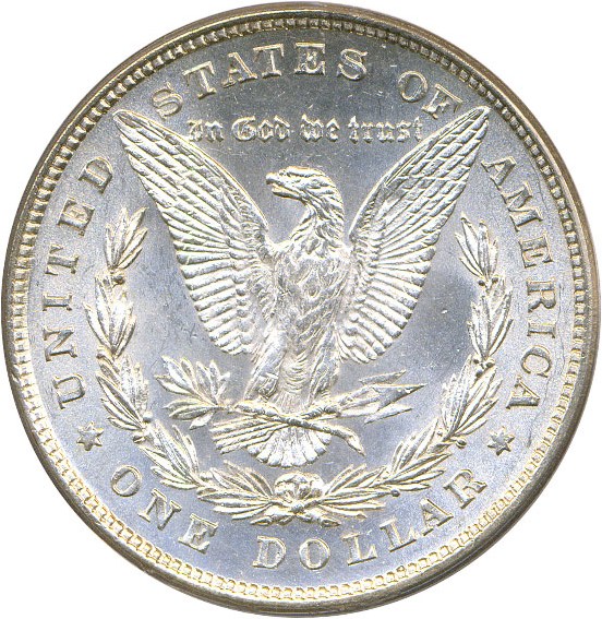 image for: 1878 8TF $1 VAM 4  Denticles Chip PCGS MS61