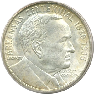 image for: 1936 50c Robinson PCGS MS65