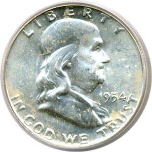 image for: 1954-D 50c PCGS MS64 FBL
