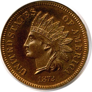 image for: 1872 1c PCGS Proof 65 RB