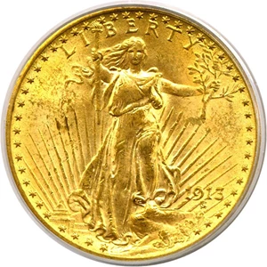 image for: 1913 $20 PCGS MS62