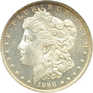 image for: 1888-O $1 ANACS MS65 DMPL