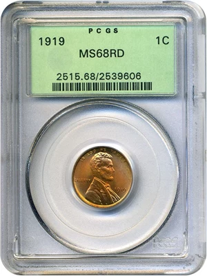 image for: 1919 1c PCGS MS68 RD OGH