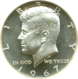 image for: 1967 50c SMS NGC MS67 Cameo *Star*