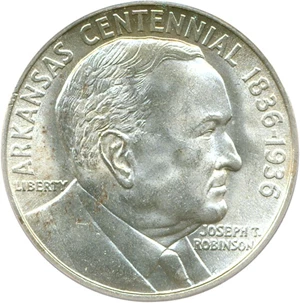 image for: 1936 50c Robinson PCGS MS65